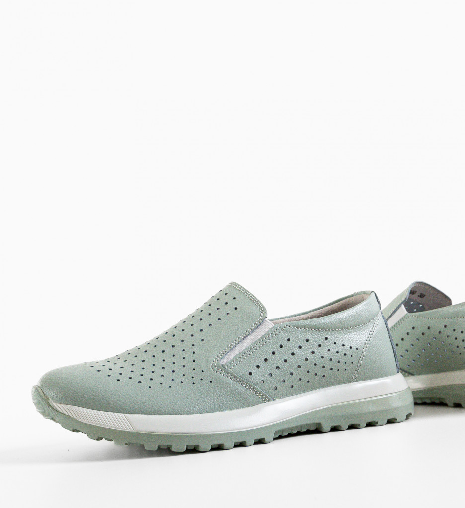 Pantofi Damaris Verzi | Confort Zilnic Garantat - imagine 5