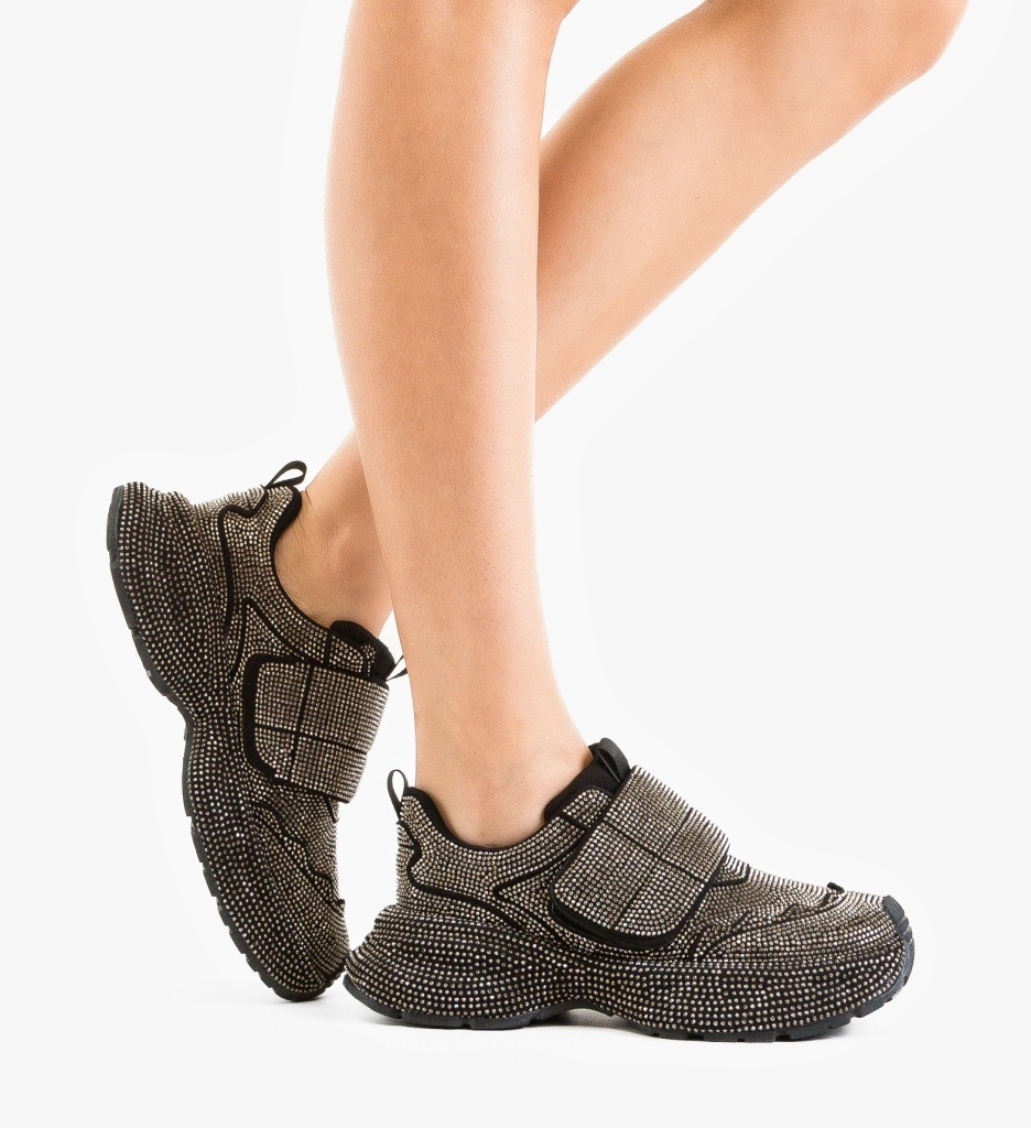 Sneakers Dama Tanba Negri | Stil Urban Confortabil - imagine 6