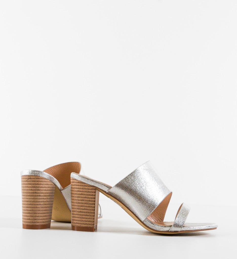 Saboti Argintii Eleganti - Stil si Confort - imagine 8