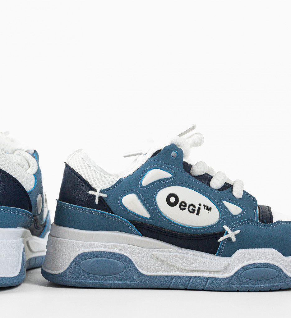 Pantofi Sport Scarl Albastri - Confort Maxim - imagine 7