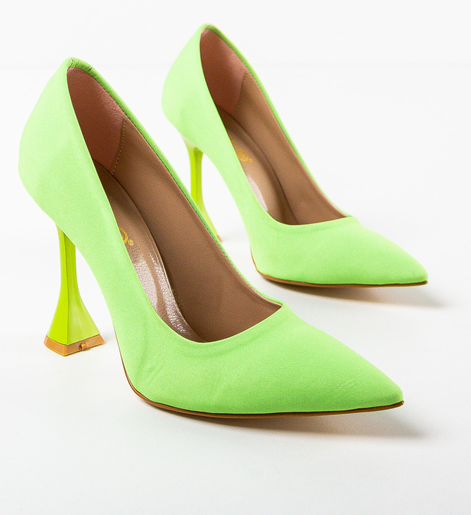 Pantofi Toc Rimo Verzi | Look Unic - imagine 6