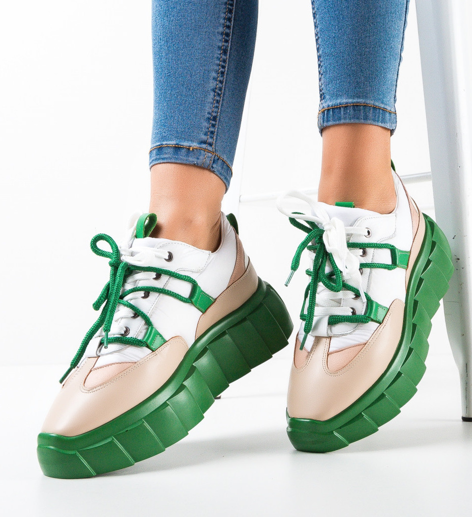 Adidași Dama Topy Bej | Confort Superior - imagine 2