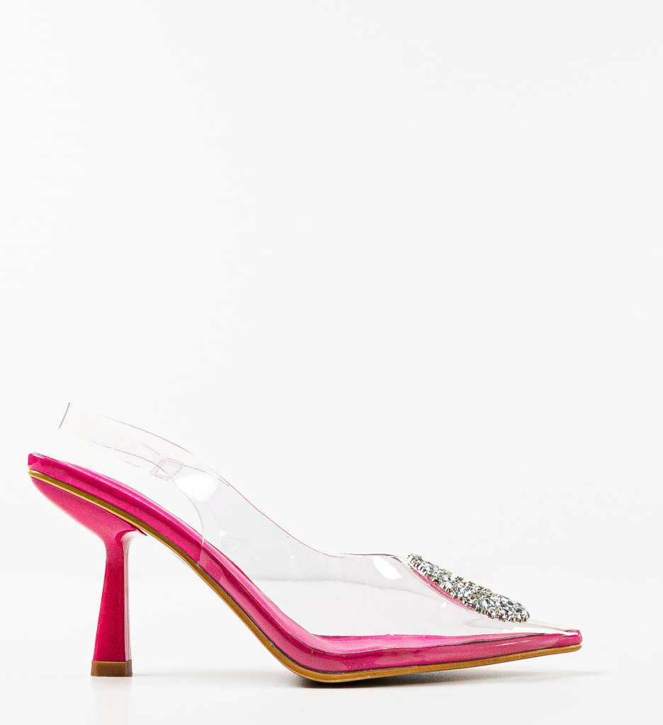 Pantofi Toc Ecaterina Fuchsia - Stil și Eleganță - imagine 5