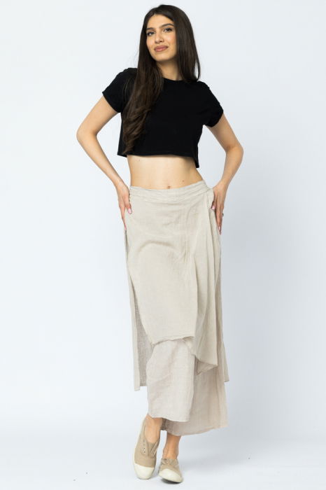 Pantaloni In Bej Shopika - Confort Vară