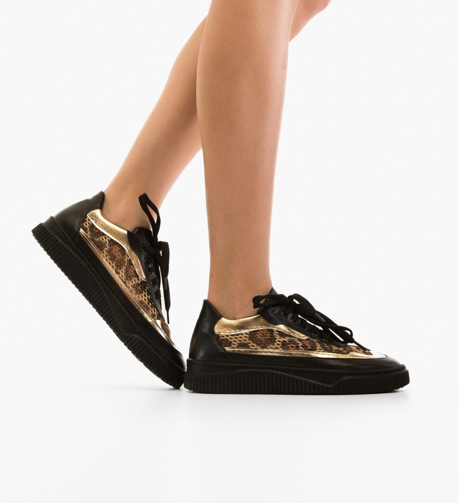 Sneakers Fleralis Negri | Confort și Stil Urban