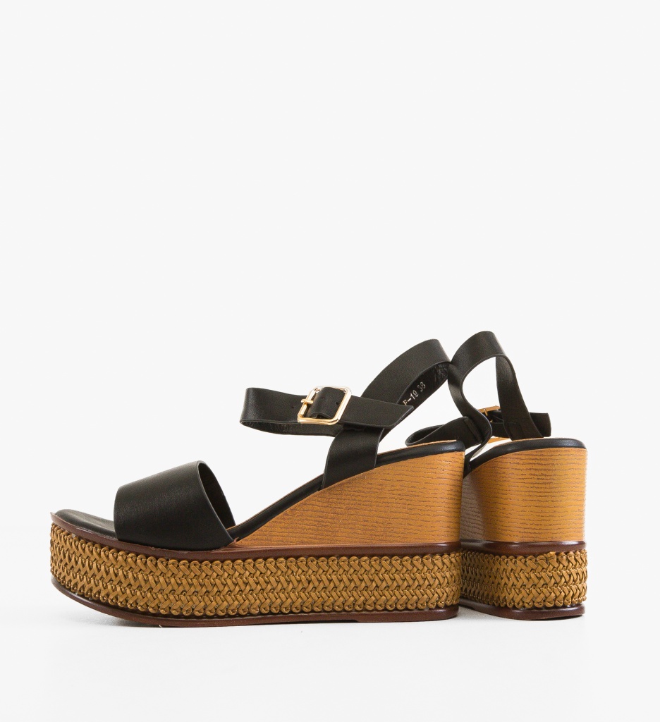 Sandale Fleur Negre - Eleganță și Confort - imagine 4