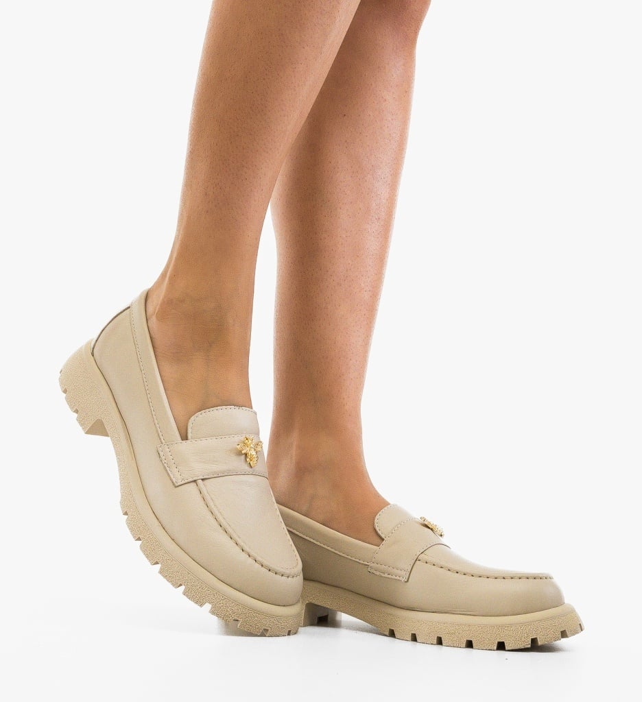 Pantofi Casual Dama Fosere Bej | Confort & Stil