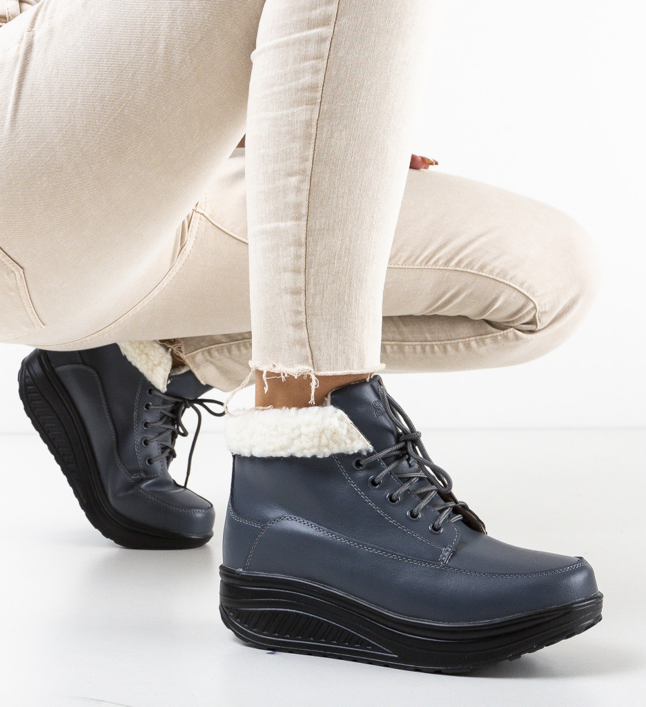 Pantofi Casual Blind Gri - Confort și Stil - imagine 2