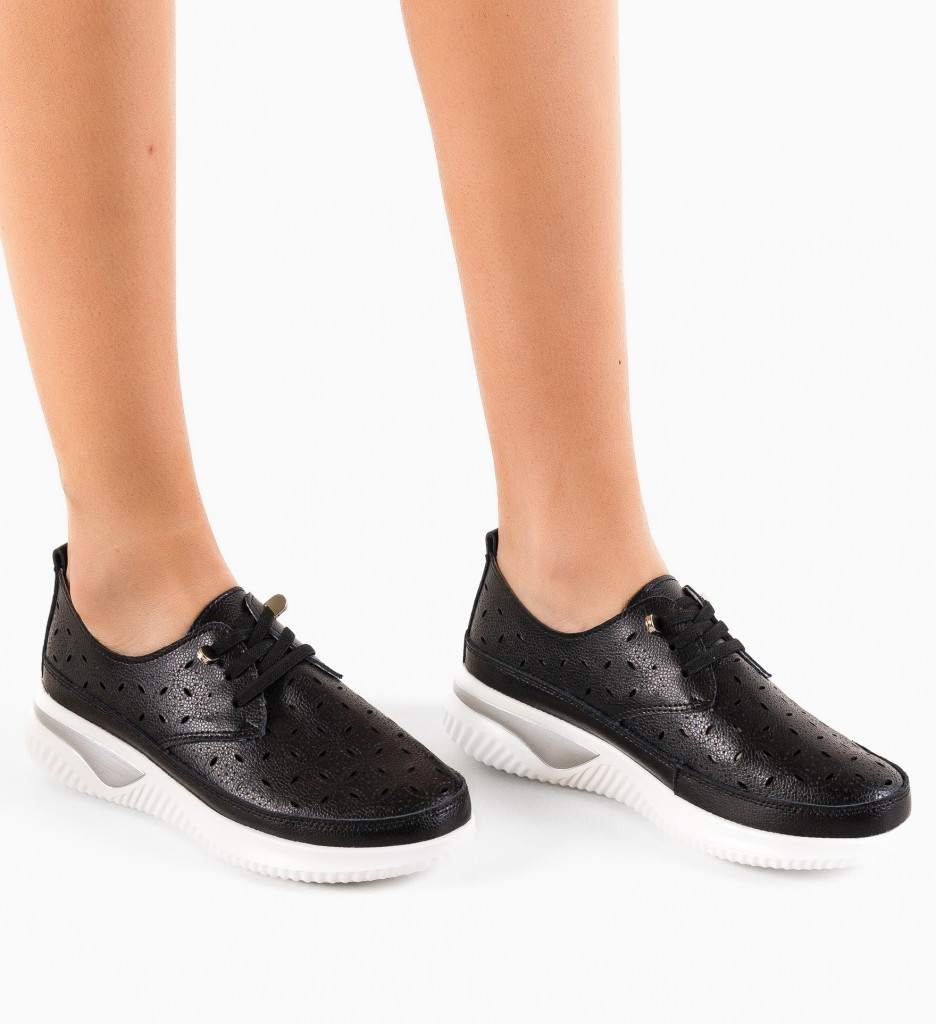Pantofi Casual Balaj Negri | Confort și Stil - imagine 2