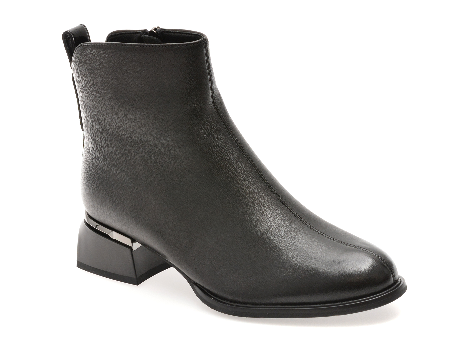 Ghete Epica din Piele Naturală - Eleganță Negru