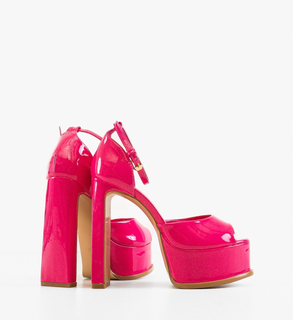 Sandale Carol Fuchsia - Eleganță și Stil - imagine 4