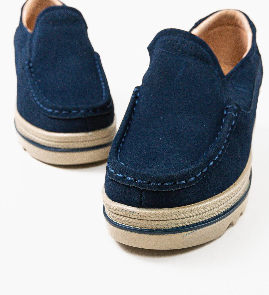 Pantofi Casual Smirno Bleumarin - Confort & Stil - imagine 7