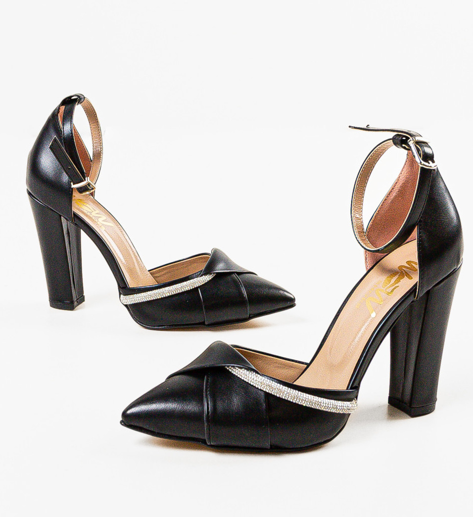 Pantofi Forin Negri | Eleganță și Stil - imagine 5