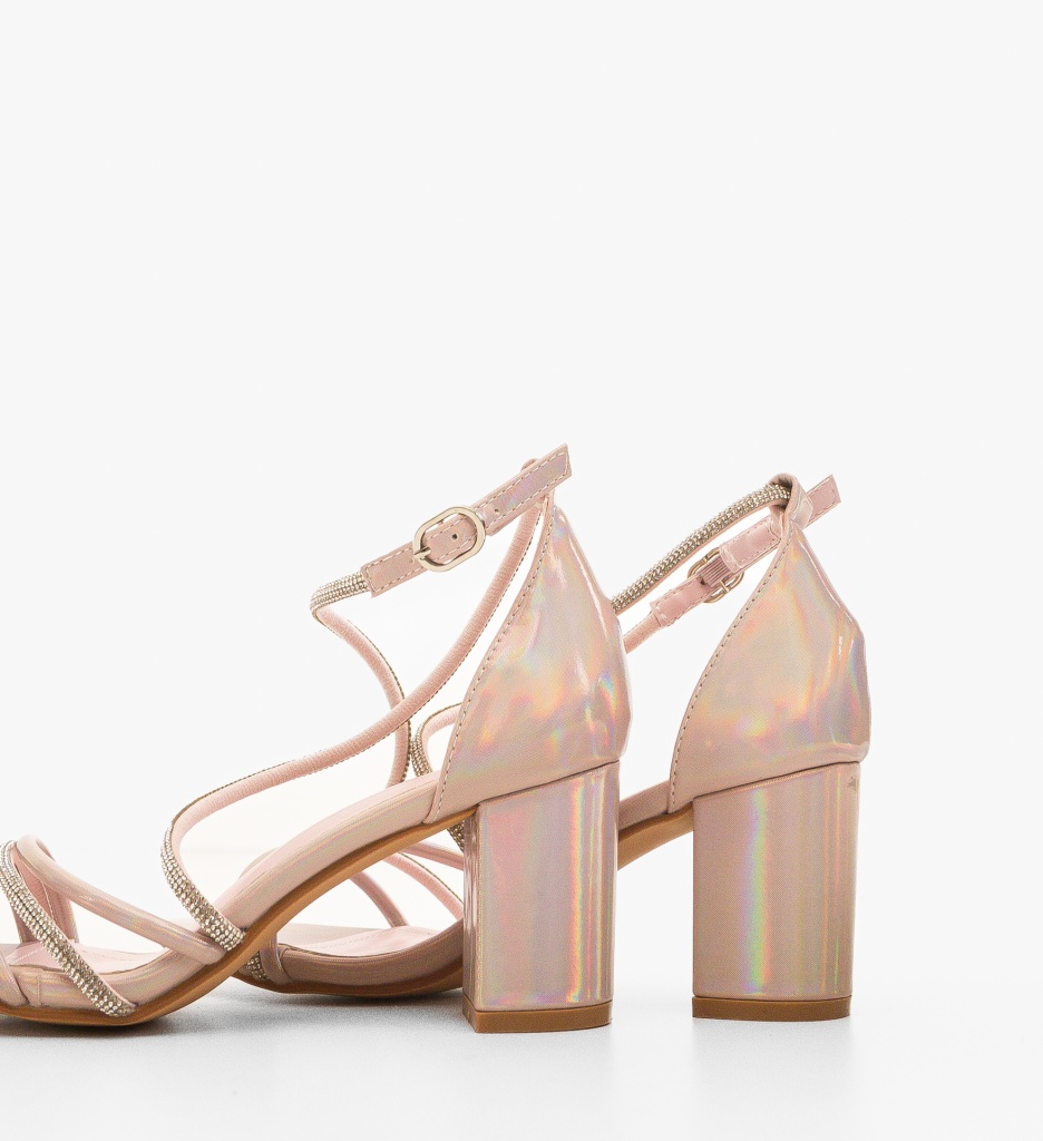 Sandale cu toc Sylvia Roz - Eleganță și confort - imagine 5