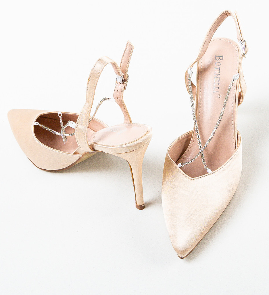Pantofi Dama Nielsen Nude | Eleganță și Stil - imagine 7