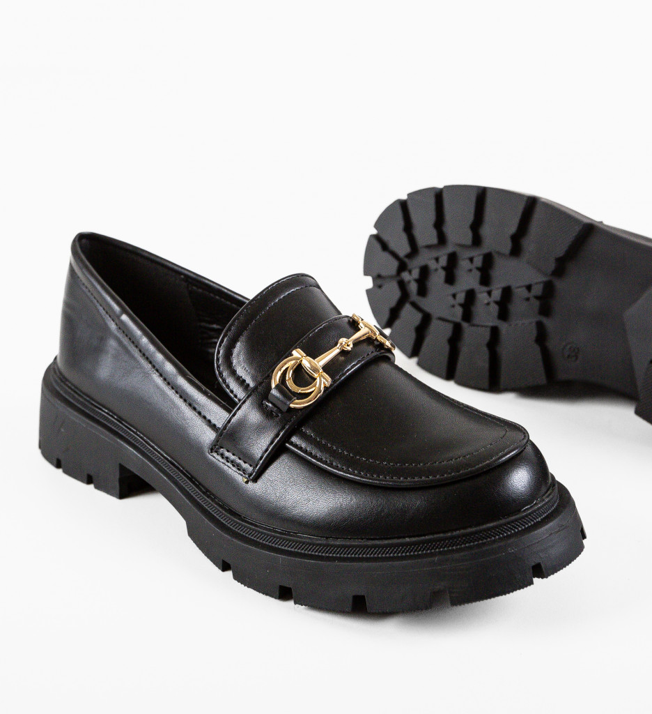 Pantofi Casual Sloan Negri - Confort și Stil Zilnic