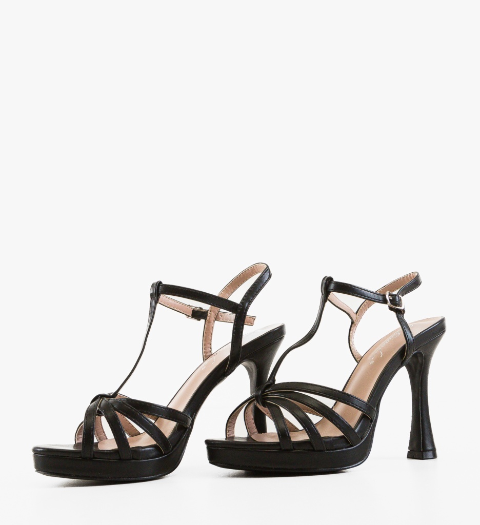 Sandale Dama Avcaz Negre - Eleganță și Stil - imagine 4