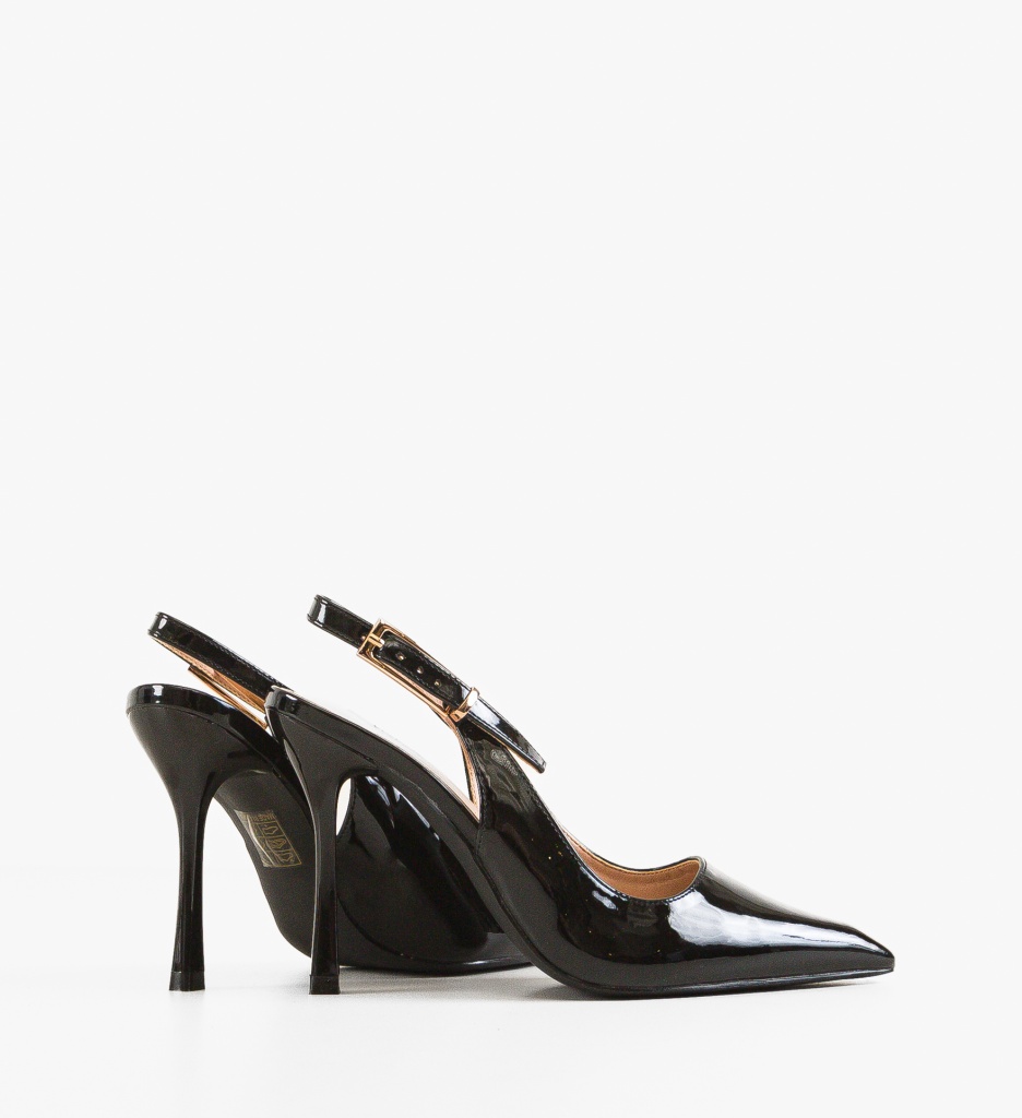 Pantofi Jonah Negri Eleganți cu Toc - imagine 3