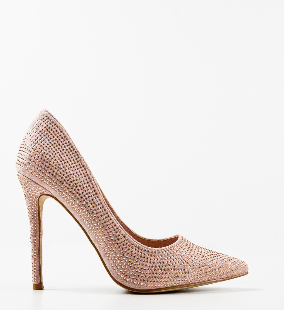 Pantofi cu Toc Geanyt Bej - Eleganță și Stil - imagine 5