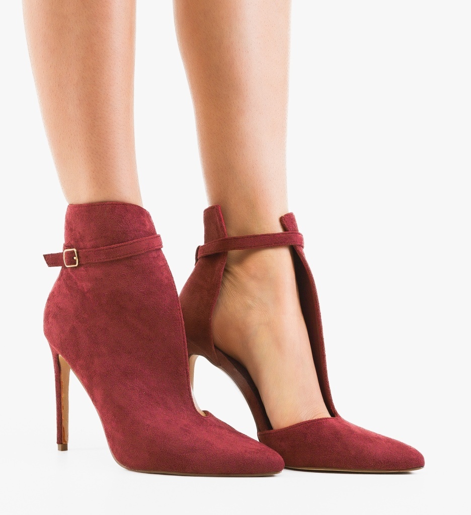 Pantofi dama Shume Grena eleganți - imagine 2