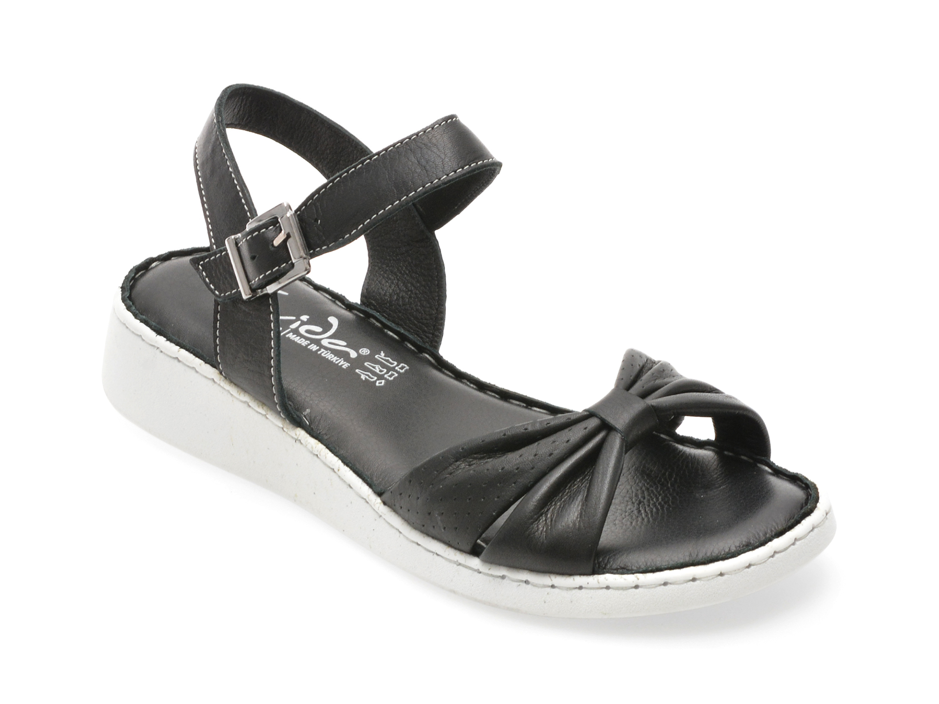 Sandale EVIDA Piele Naturală - Eleganță Negru