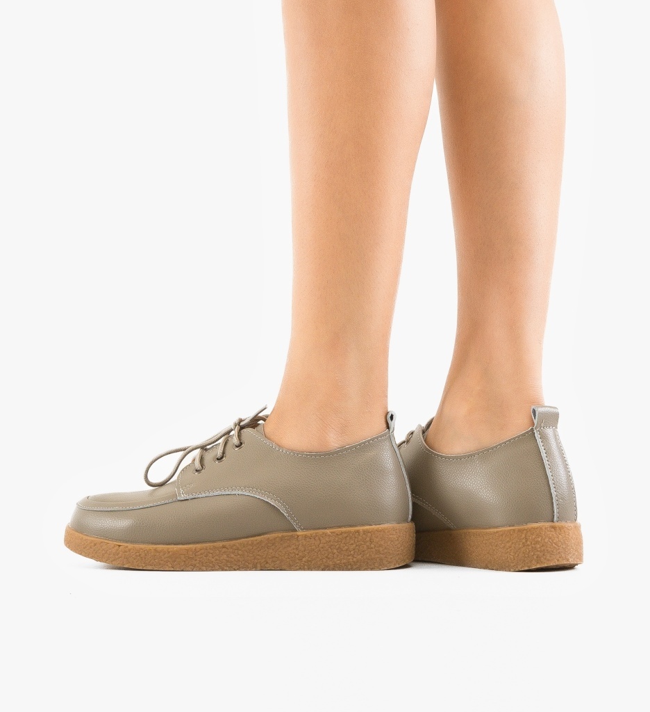 Pantofi Casual Maye Gri - Confort și Stil - imagine 3