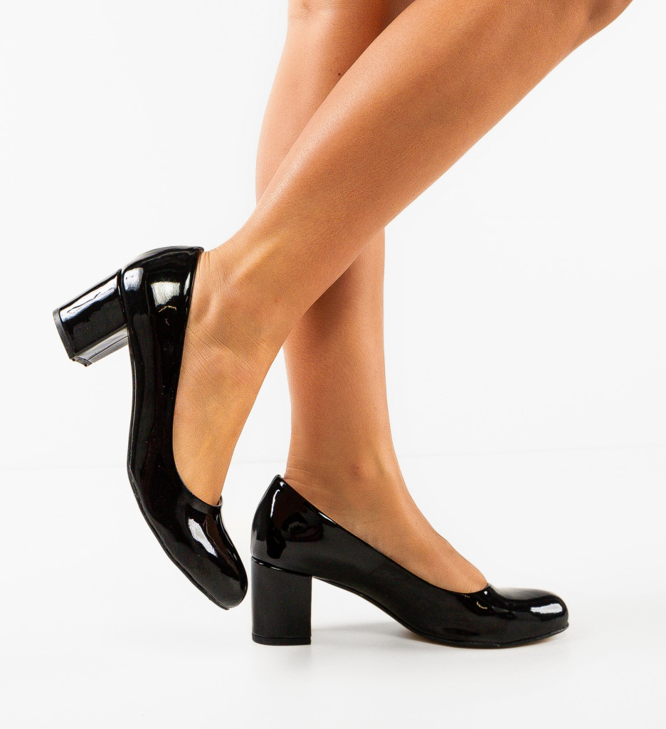 Pantofi dama Azura Negri - Eleganță și Stil - imagine 3
