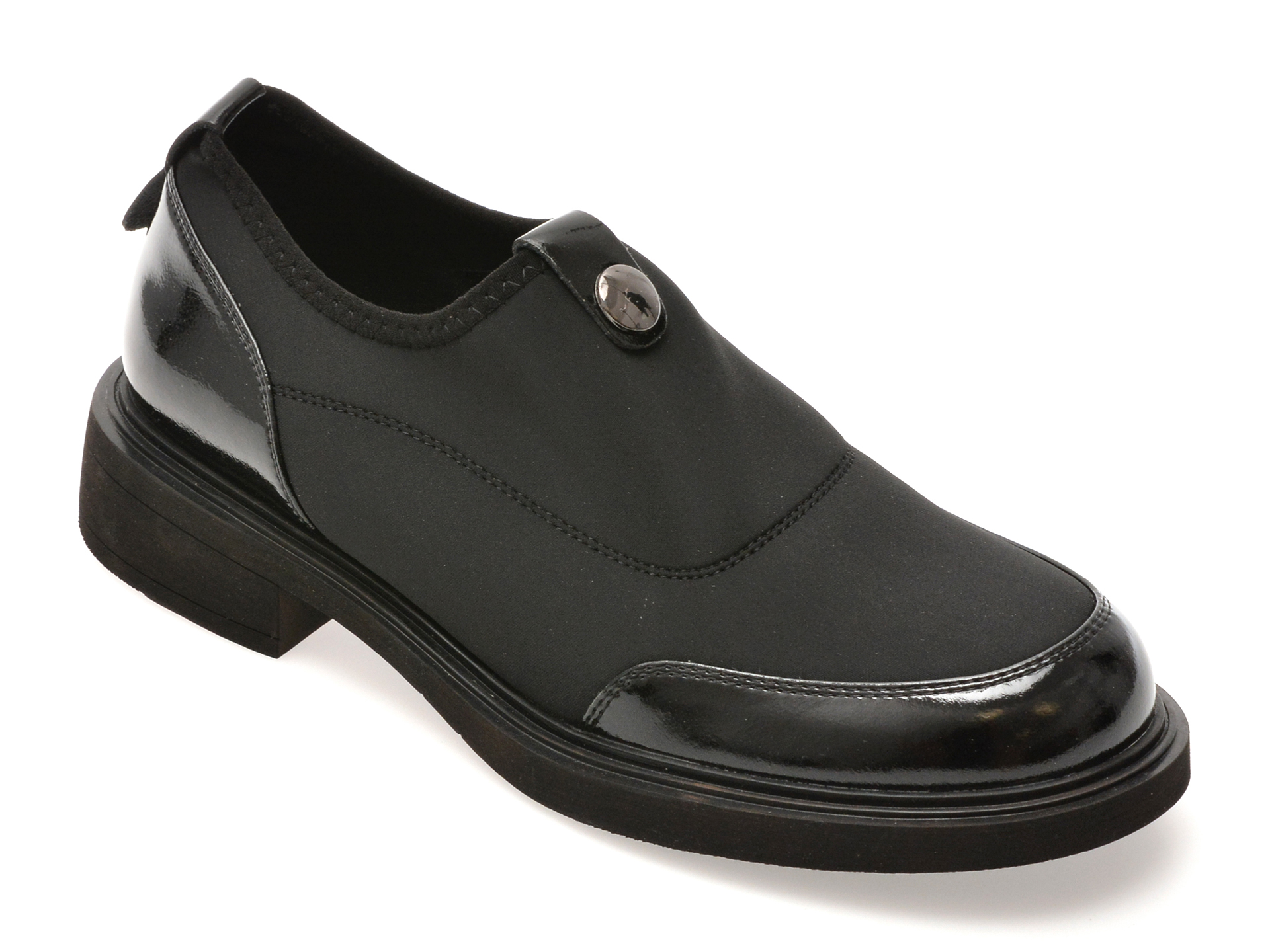 Pantofi IMAGE Negri Casual Slip-on Confort