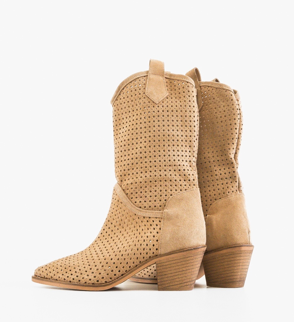 Botine Dama Tersa Khaki - Eleganță Urbană - imagine 4