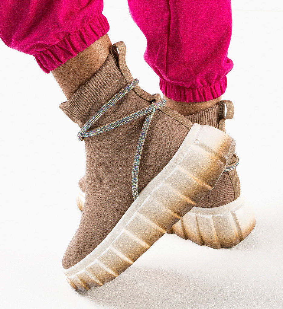 Sneakers Dama Joel Bej - Confort și Stil - imagine 4