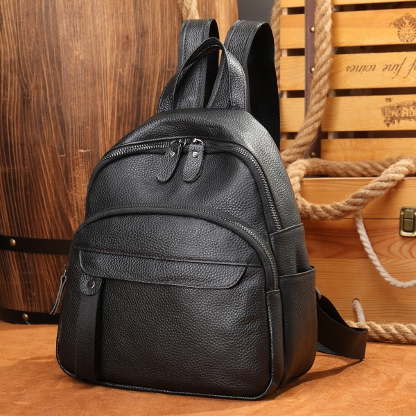 Rucsac Dama Piele Naturala Pfy Nylay GT1521 - imagine 4