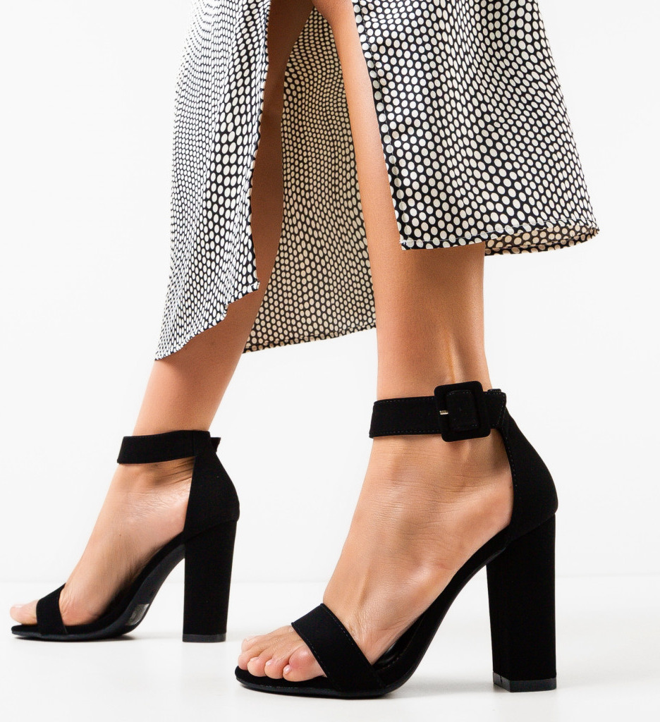 Sandale Step Negre - Eleganță și Confort - imagine 2