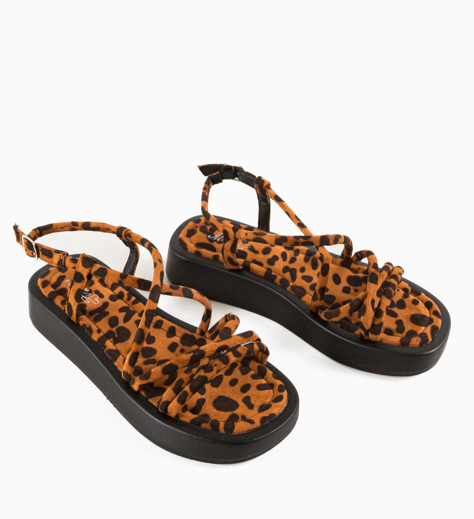 Sandale Dama Ayers Animal Print - Eleganță și Stil - imagine 6