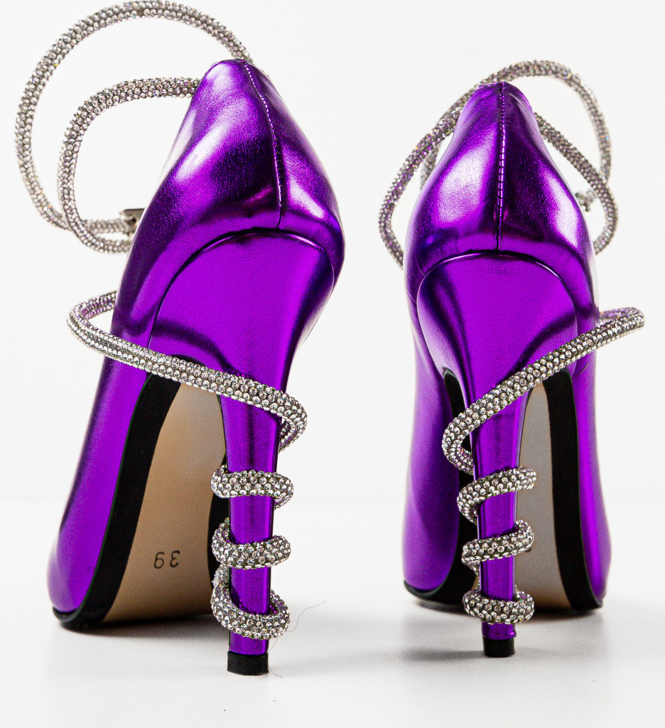 Pantofi Sneiki Mov Dama - Confort & Stil - imagine 8
