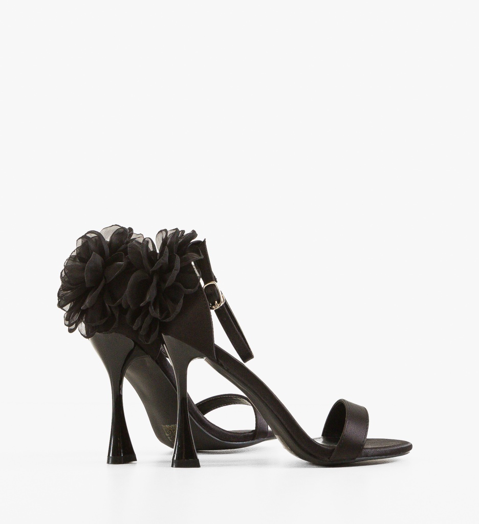 Sandale cu Toc Kadit Negre - Eleganță Maximă - imagine 3