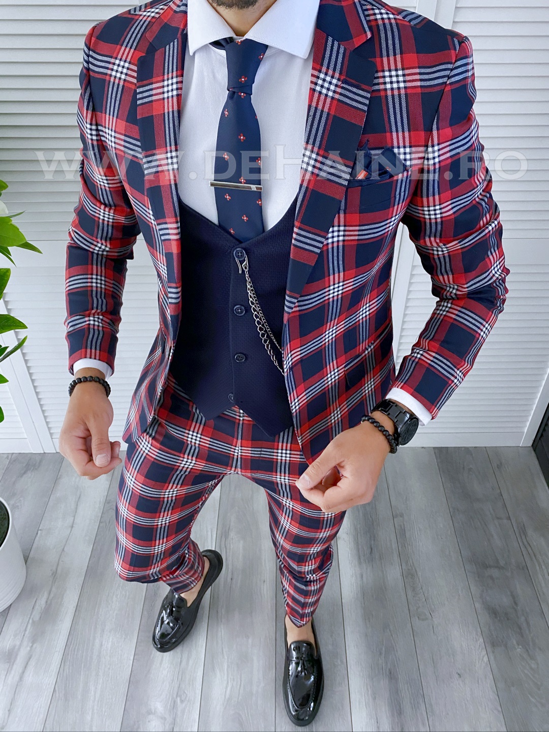 Sacou Barbati Slim Fit Elegant - Costum Office