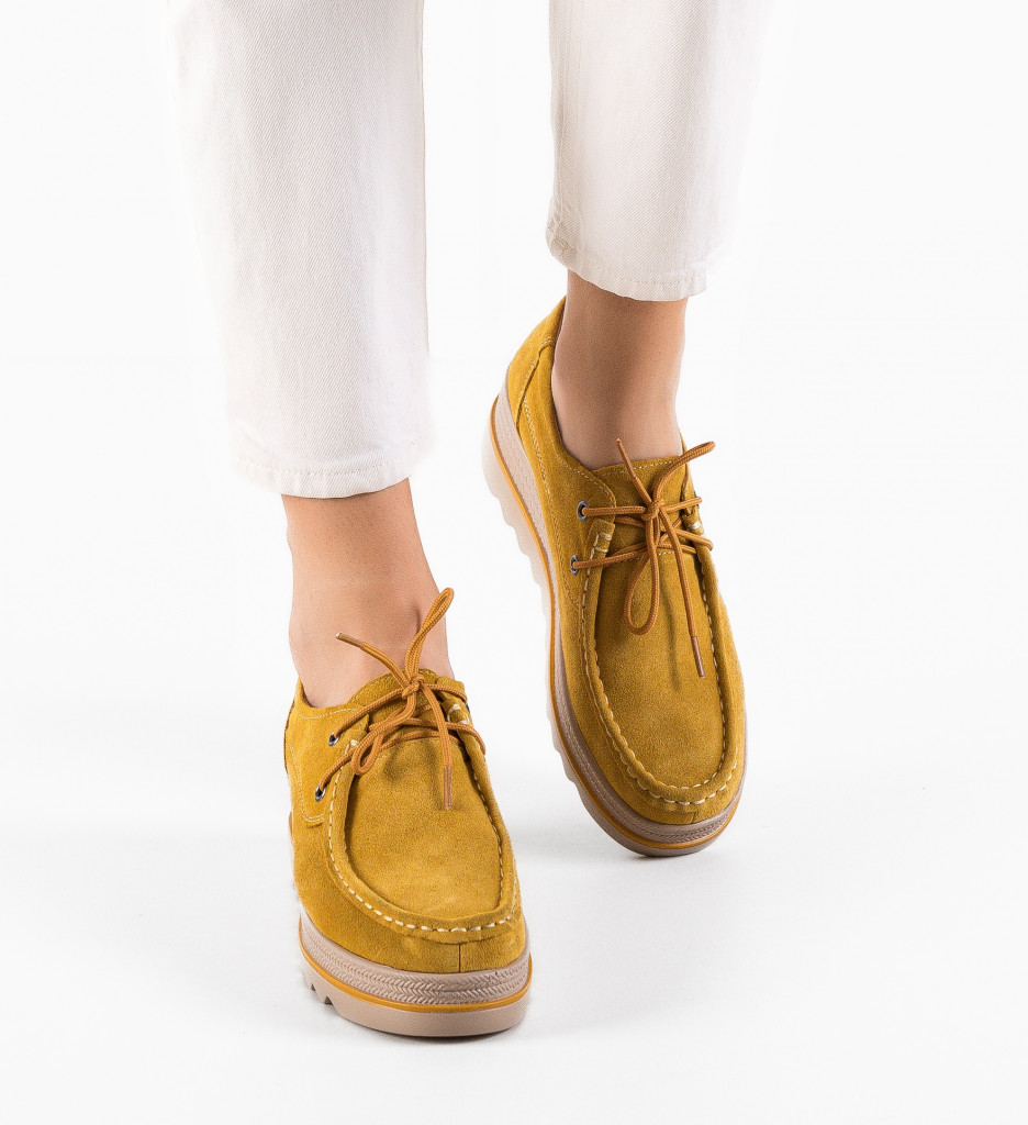 Pantofi Sagrio Galbeni | Stil și Confort Urban