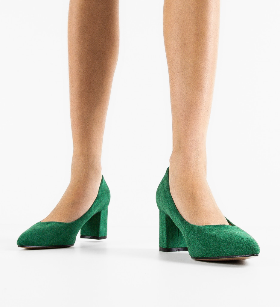 Pantofi Brook Verzi | Eleganță și Stil Unic - imagine 4
