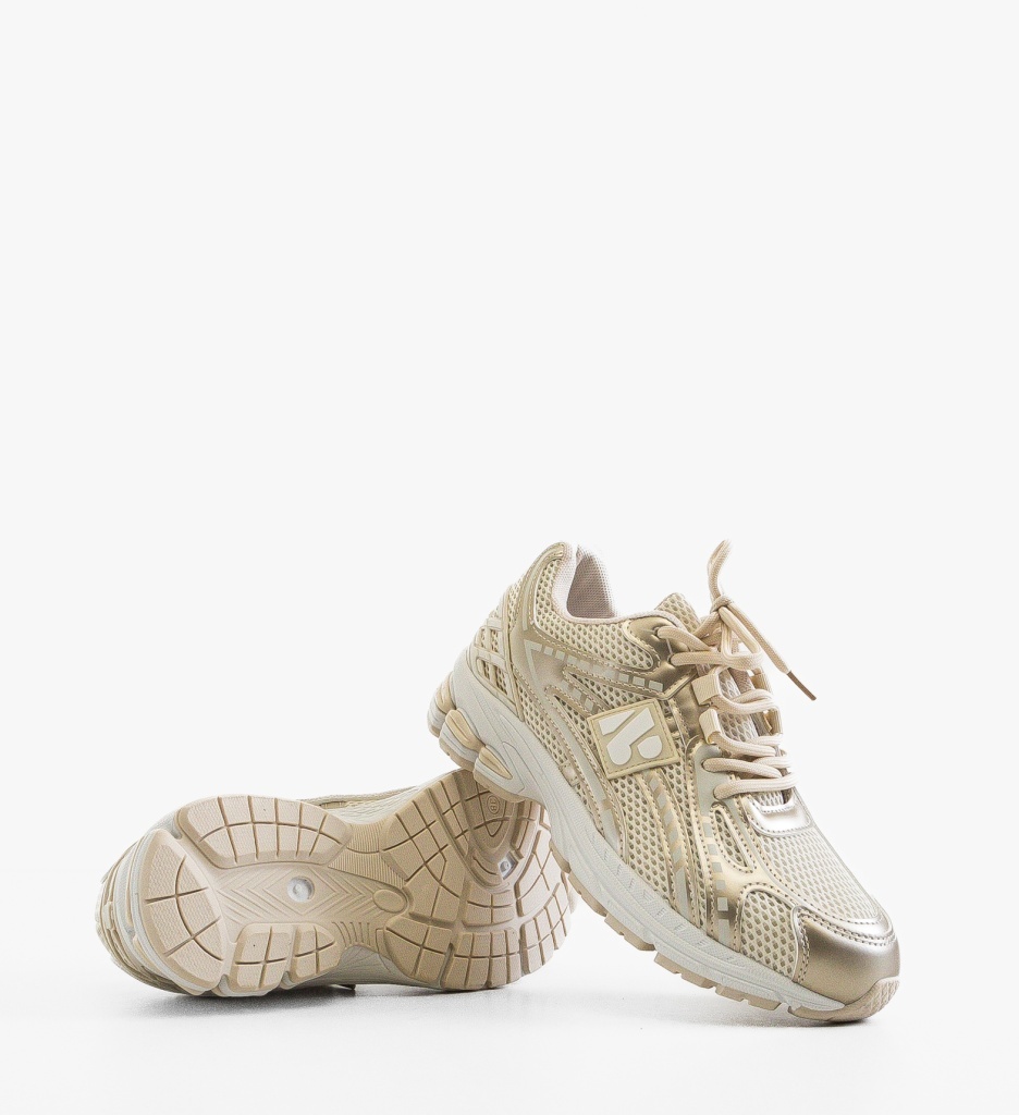Sneakers Dama Asicz Bej Confortabili - imagine 3