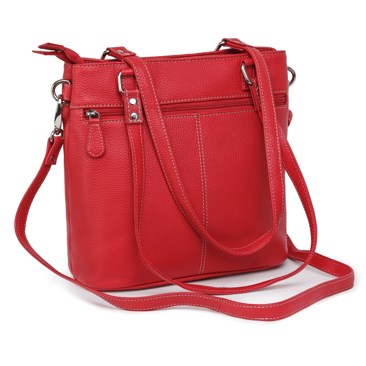 Geanta Anne GT3852 Piele Naturala Rosu - imagine 5