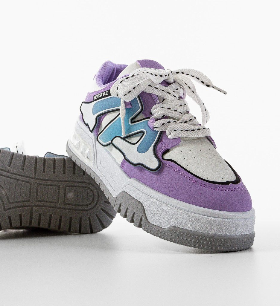 Niustile Sneakers Mov - Confort și Stil - imagine 7