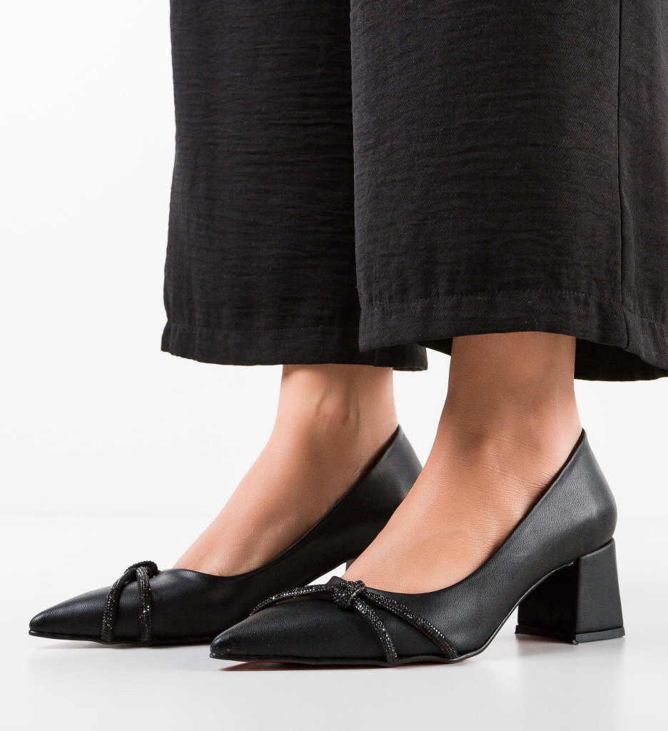 Pantofi Mogoi Negri Eleganți - Stil și Confort - imagine 2