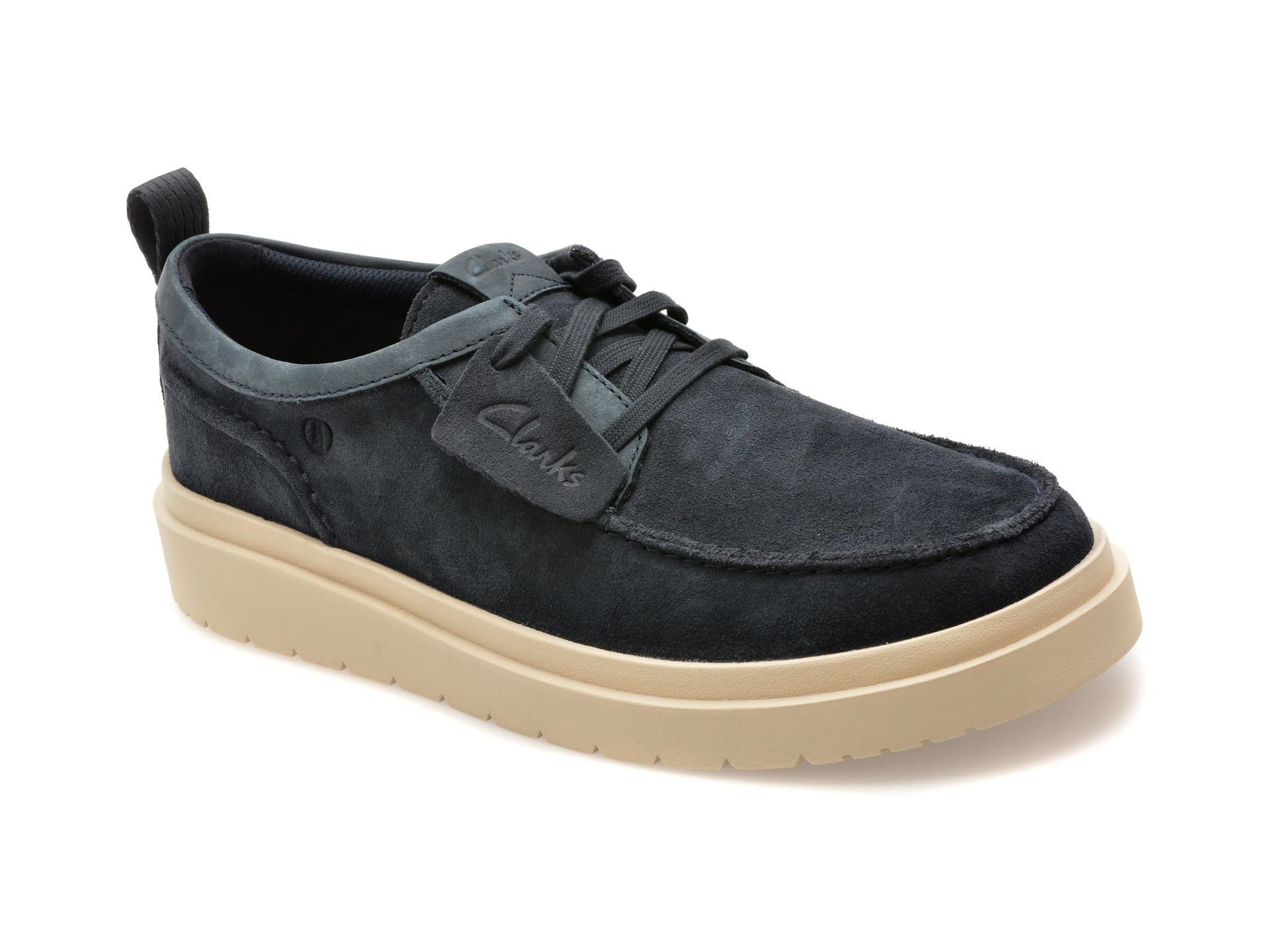 Mocasini Clarks POLDEN MOC bleumarin, confort suprem