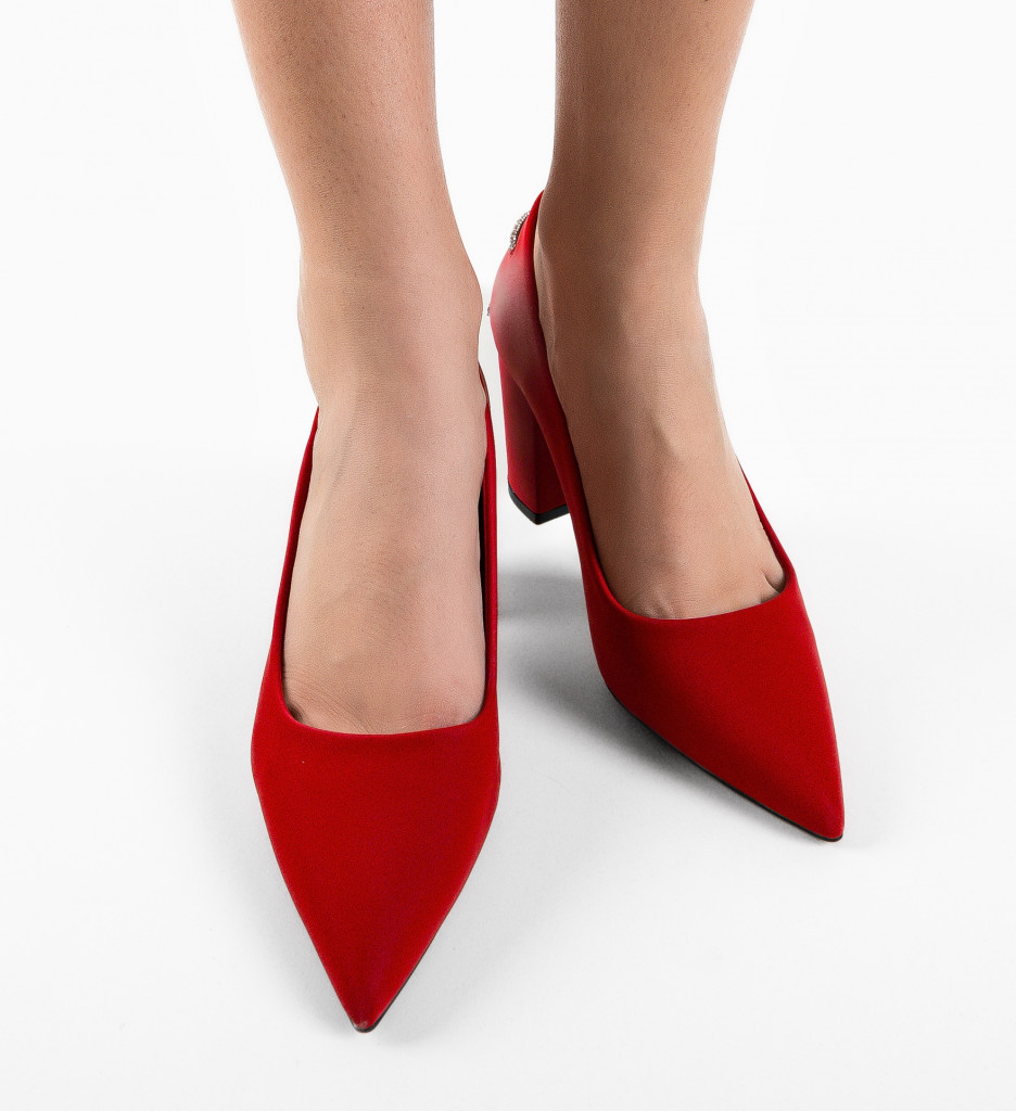 Pantofi Wick Rosii - Eleganță și Stil - imagine 5
