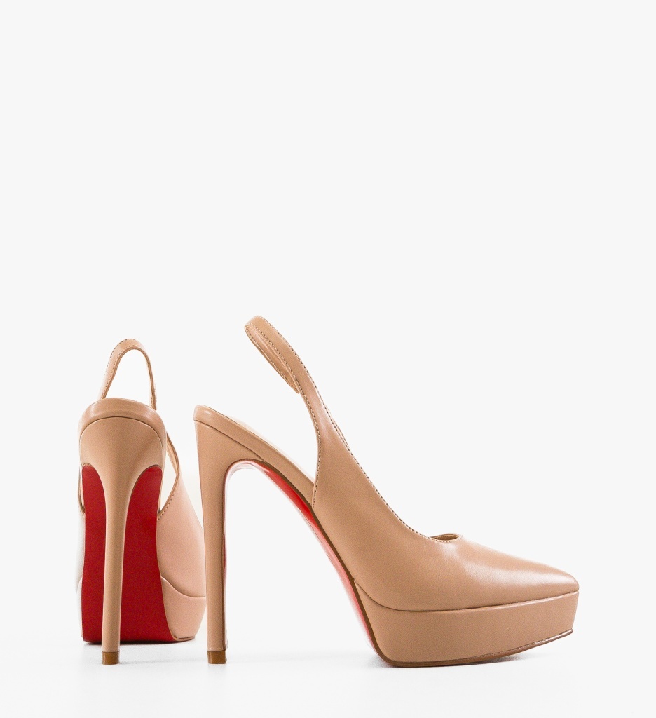 Pantofi Gorene Nude Depurtat - Eleganță Supremă - imagine 5