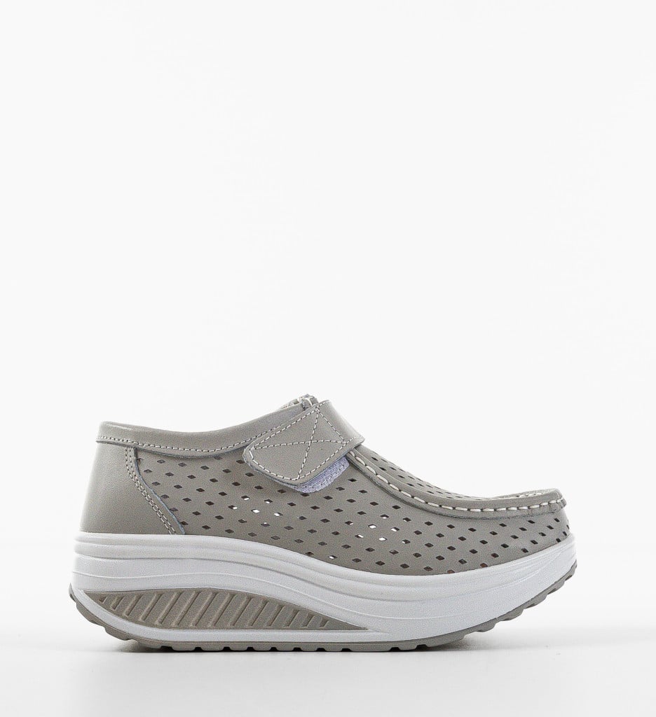 Pantofi Casual Bozta Gri - Confort și Stil - imagine 5