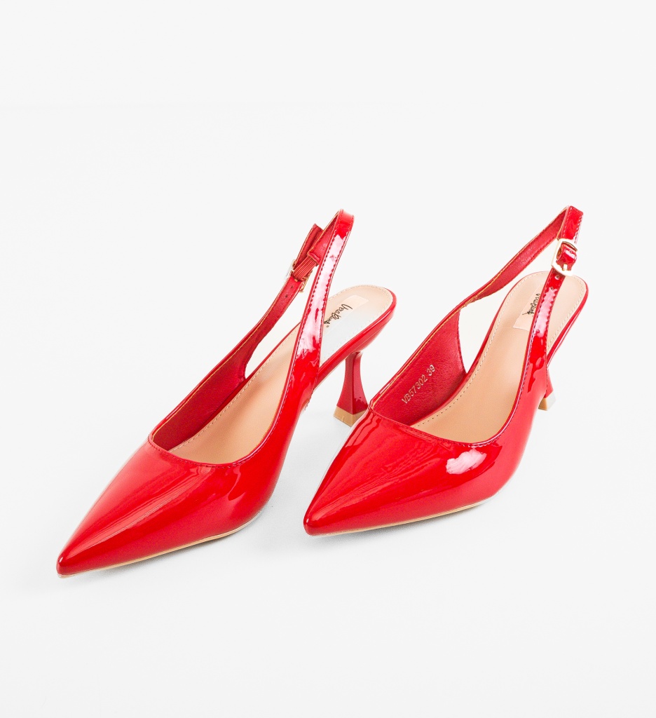 Pantofi Rosii cu Toc - Eleganți și Moderni - imagine 5