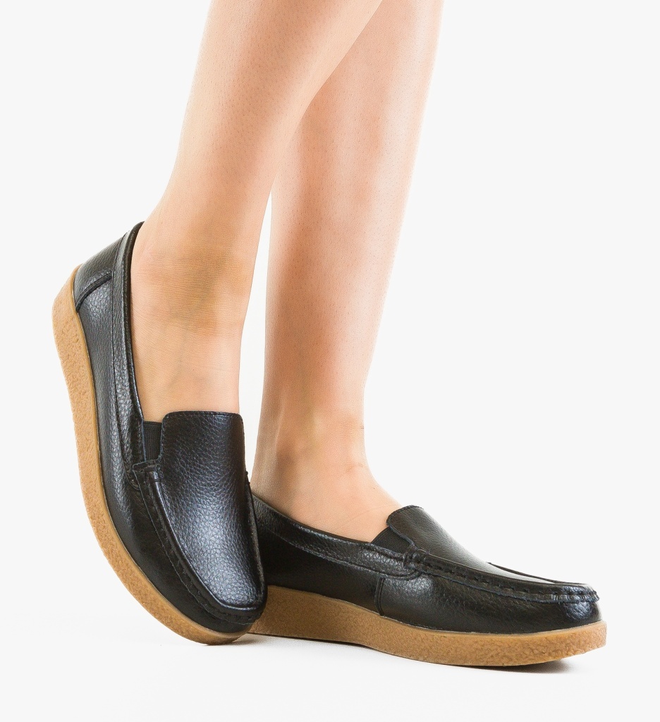 Pantofi Casual Cuzco Negri – Confort și Stil - imagine 2