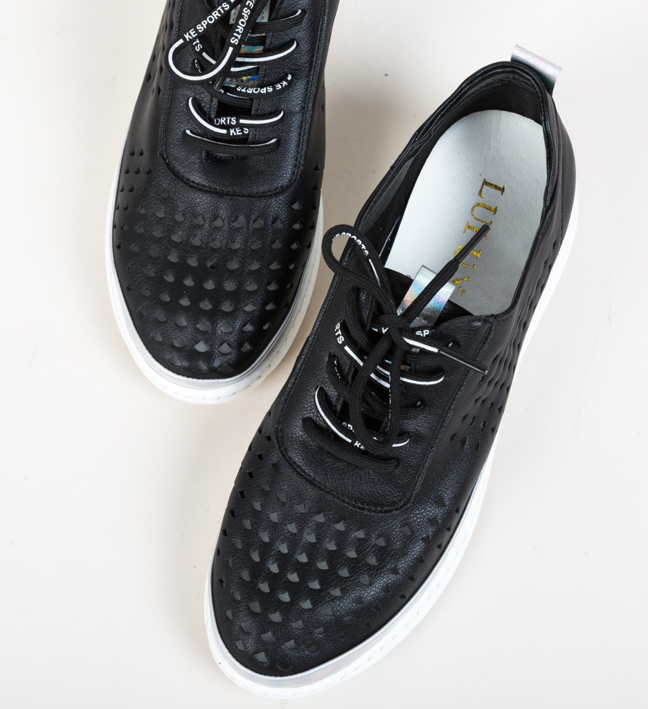 Pantofi Stora Negri | Confort și Stil Casual - imagine 4