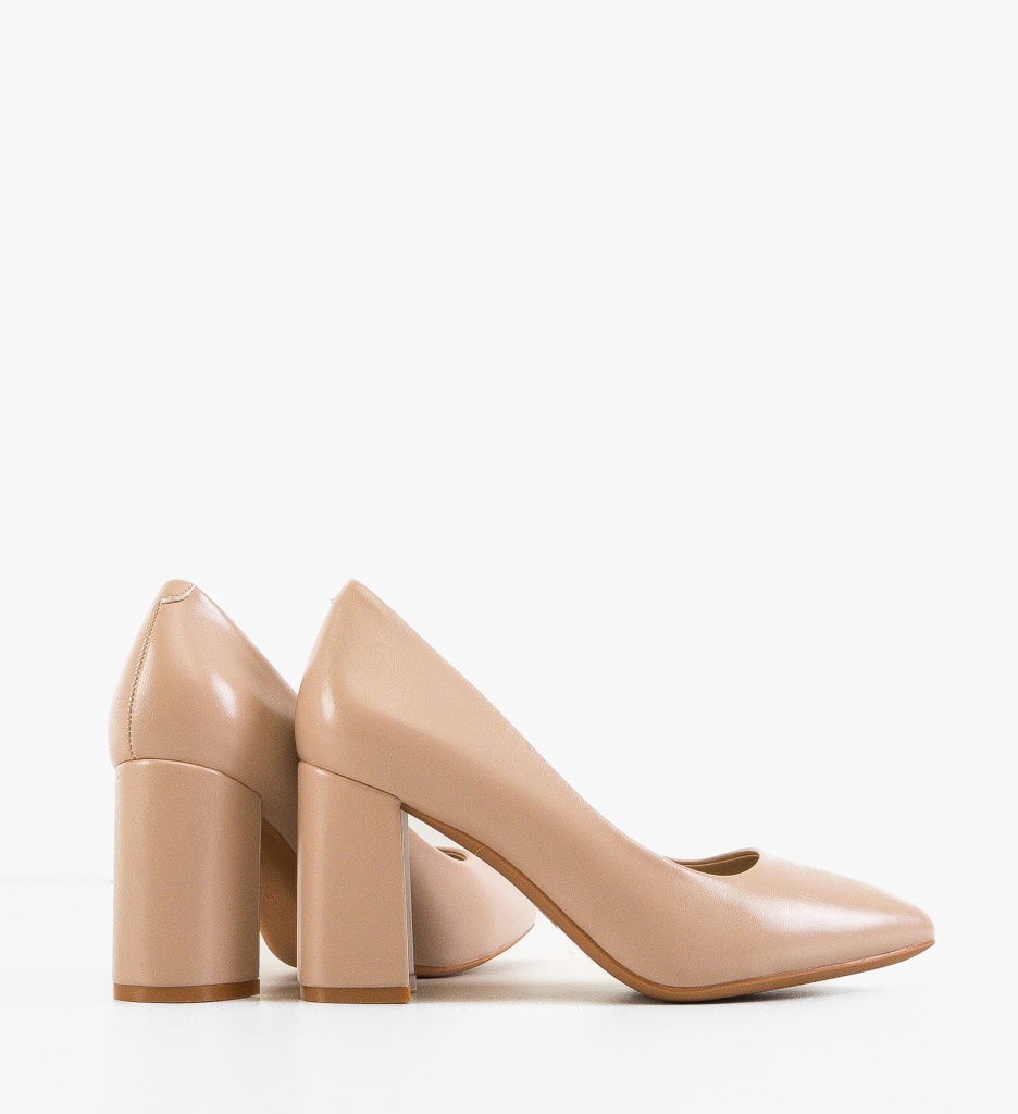 Pantofi cu toc Bej Freska - Eleganță și Confort - imagine 3